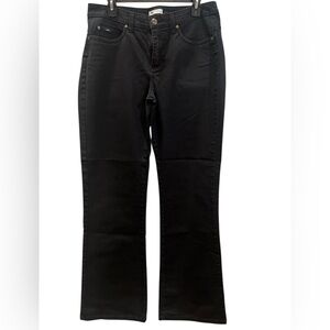 Lee Women's Black Lower In The Waist Flared Jeans